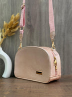 Bolso Zulay Encajado en Cuero | Bolso Casual con Riata Gruesa