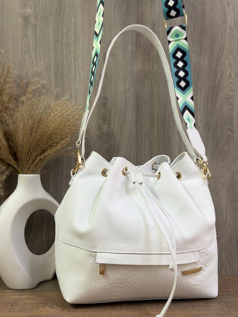 Tula Rayas MIU en Cuero para Mujer | Bolso Amplio y Elegante