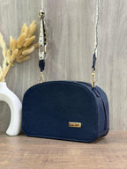 Bolso Zulay Encajado en Cuero | Bolso Casual con Riata Gruesa