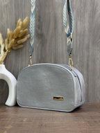 Bolso Zulay Encajado en Cuero | Bolso Casual con Riata Gruesa
