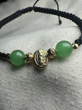 Pulsera de la Virgen con Esmeraldas Naturales y Plata 925 | Diseño Artesanal Ajustable